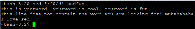 sed example