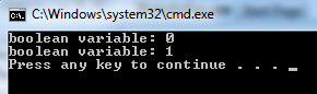 bool Output