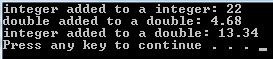Add OutPut