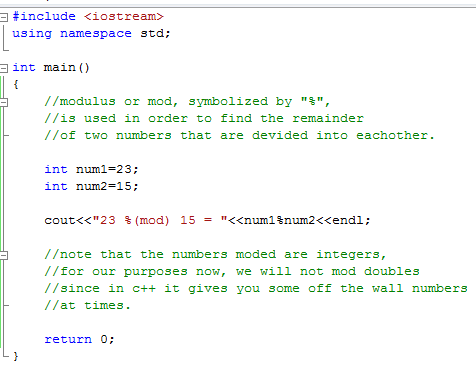 MOD Code