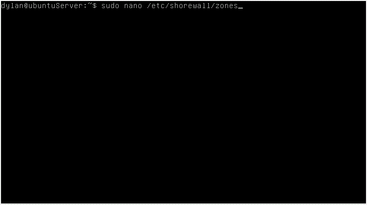 Open zones file