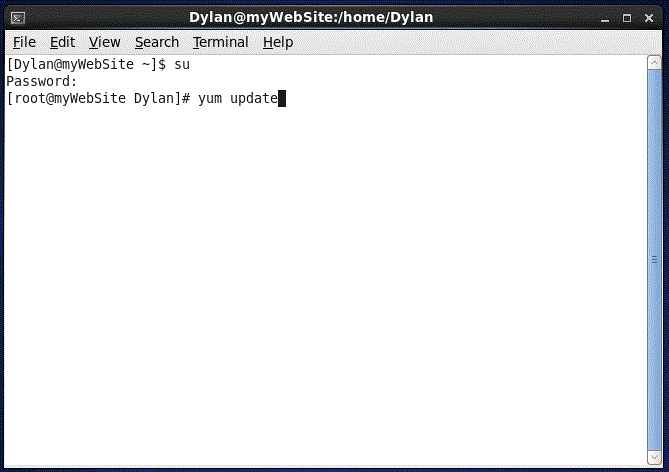 Update centOS