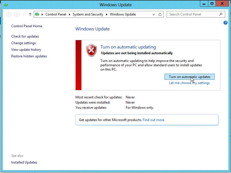 Install windows
