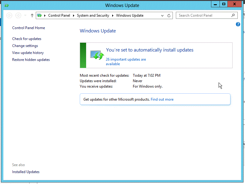 Install windows