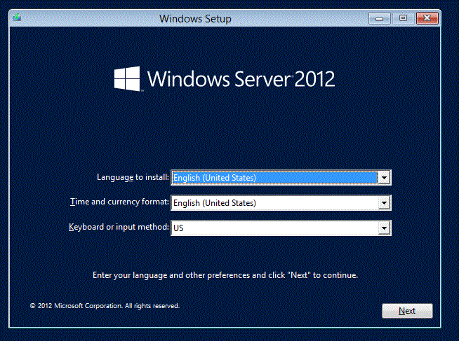 Install windows